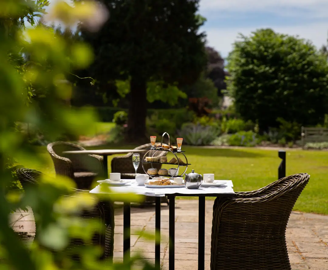 Afternoon tea on the lawn
