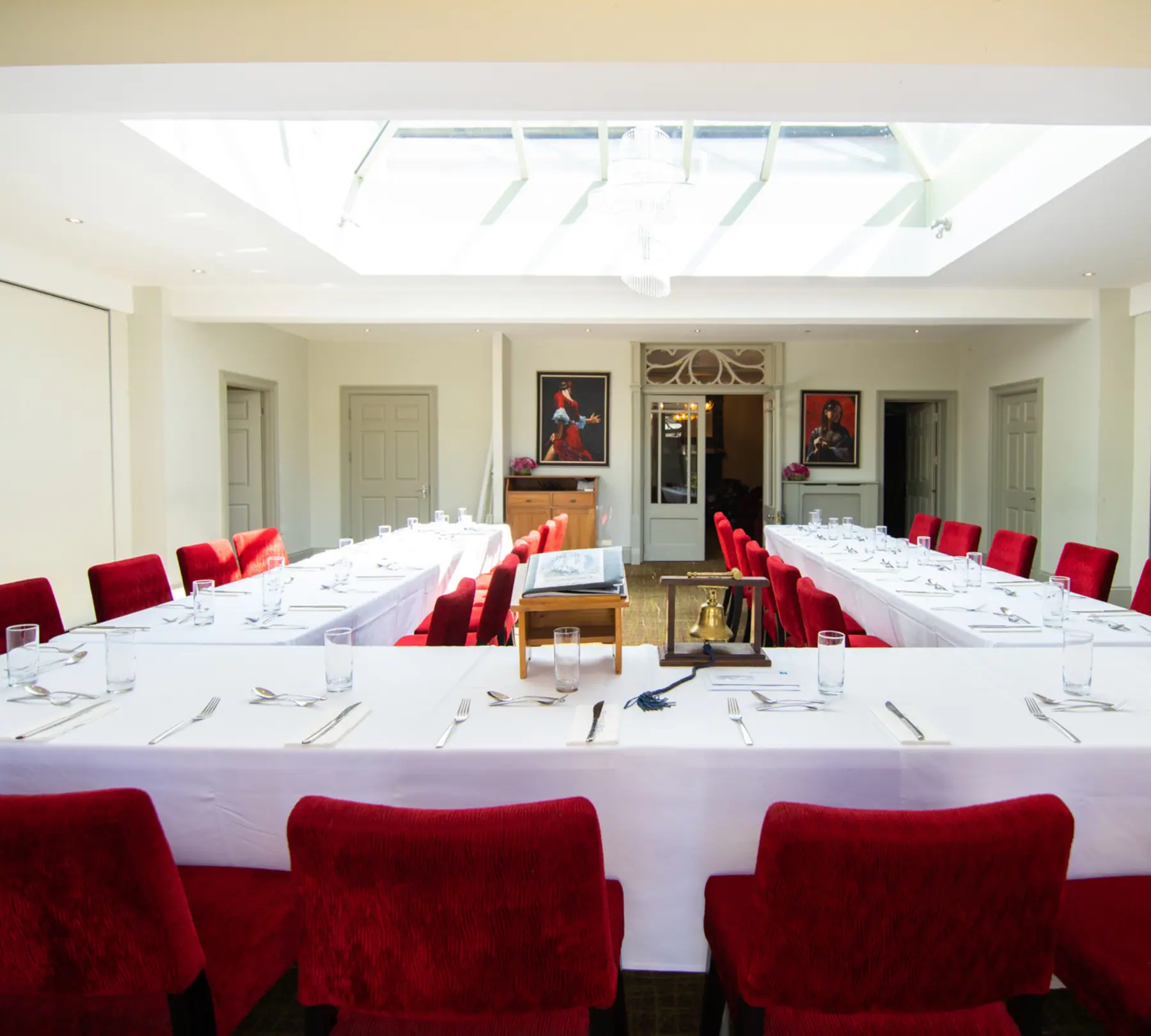The Atrium beneath its glass roof