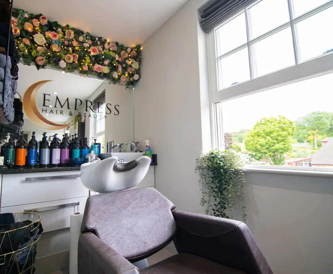 The hair salon at the hotel